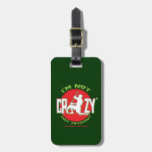 Lacrosse Goalie Bagagelabel (Voorkant verticaal)