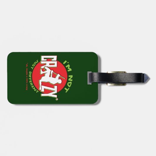 Lacrosse Goalie Bagagelabel (Achterkant horizontaal)