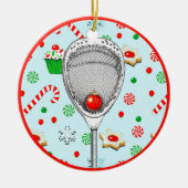 Lacrosse Goalie Collectible 2025 Keramisch Ornament (Voorkant)