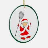 Lacrosse Goalie Collectible Keramisch Ornament (Rechts)