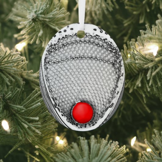Lacrosse Goalie Collectible Metalen Ornament (Insitu)