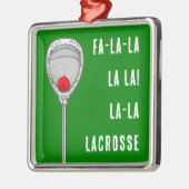 Lacrosse Goalie Collectible Metalen Ornament (Links)