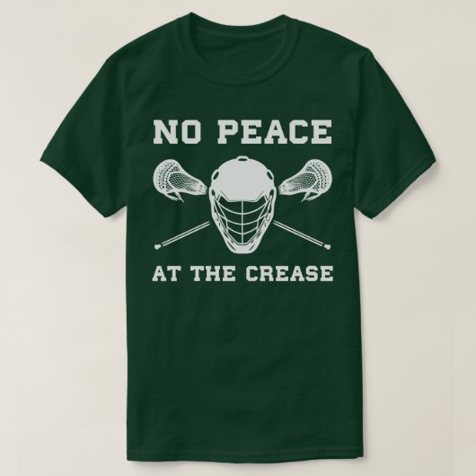 Lacrosse Goalie Crase Funny Lax T-shirt (Design voorkant)
