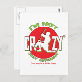 Lacrosse Goalie Design Briefkaart (Voorkant / Achterkant)