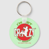 Lacrosse Goalie Design Keyring Sleutelhanger (Voorkant)