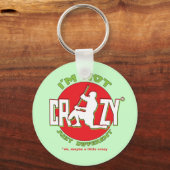 Lacrosse Goalie Design Keyring Sleutelhanger (Voorkant)