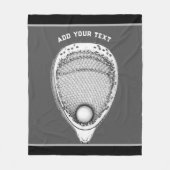 Lacrosse Goalie Fleece Deken (Voorkant)