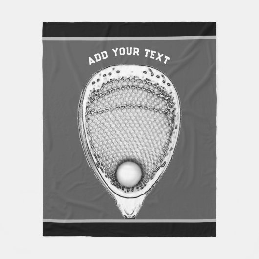 Lacrosse Goalie Fleece Deken (Voorkant)