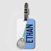 Lacrosse Goalie Gear Bagagelabel (Voorkant (verticaal))