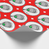 Lacrosse Goalie Gift Cadeaupapier (Hoek)