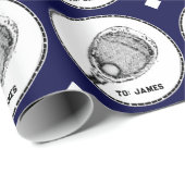 Lacrosse Goalie Gift Cadeaupapier (Rol Hoek)