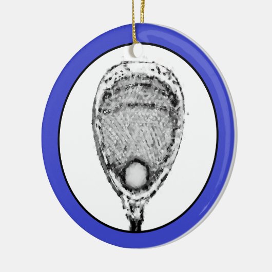 Lacrosse Goalie Gift Keramisch Ornament (Links)