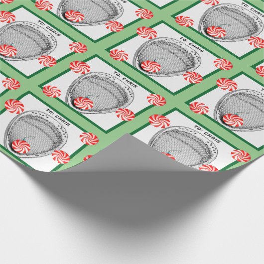 Lacrosse Goalie Gift Wrapping Paper Cadeaupapier (Hoek)