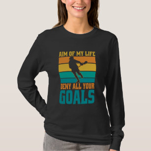Lacrosse Goalie Goaltender T-shirt