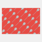 Lacrosse Goalie Holiday Gift Wrapping Paper (Voorkant 3)