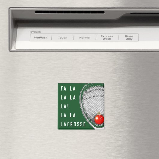 Lacrosse Goalie Holiday Gifts Magnet (Insitu (Vaatwasser))