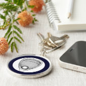 Lacrosse Goalie Keychain (Zijkant)