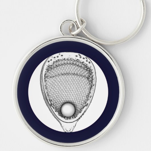 Lacrosse Goalie Keychain (Voorkant)