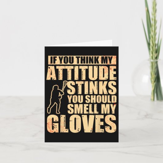 Lacrosse Goalie Lacrosse Handschoenen Stick Lax Go Kaart (Voorkant)