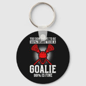 Lacrosse Goalie Lacrosse Handschoenen Stick Lax Go Sleutelhanger (Voorkant)