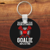 Lacrosse Goalie Lacrosse Handschoenen Stick Lax Go Sleutelhanger (Voorkant)