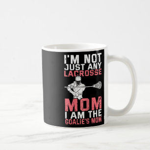 Lacrosse Goalie Lax Keeper Grappig Lacrosse Mom Koffiemok