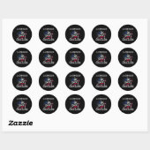 Lacrosse Goalie Lax Keeper Ronde Sticker (Vel)