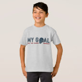 Lacrosse Goalie 'My Goal' Lax Quote T-shirt (Voorkant volledig)