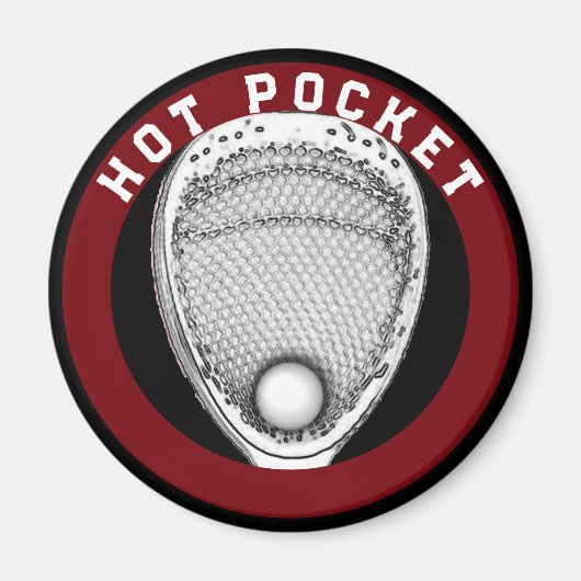 Lacrosse Goalie Novelty Gift Magnet (Voorkant)
