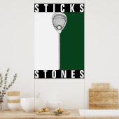 Lacrosse Goalie Poster (Keuken)