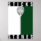 Lacrosse Goalie Poster (Voorkant)