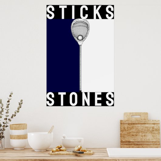 Lacrosse Goalie Poster (Keuken)