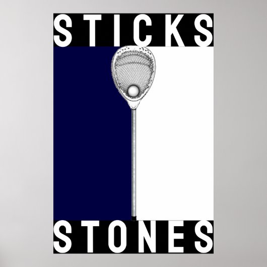 Lacrosse Goalie Poster (Voorkant)