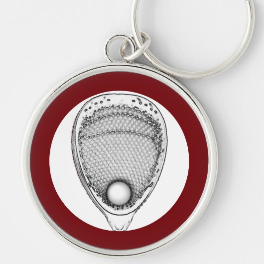 Lacrosse Goalie Sleutelhanger (Voorkant)