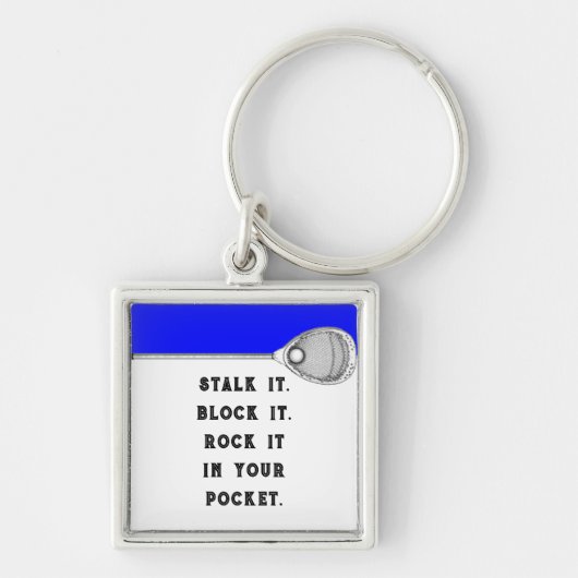 Lacrosse Goalie Sleutelhanger (Voorkant)