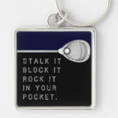 Lacrosse Goalie Sleutelhanger (Voorkant)