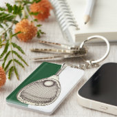 Lacrosse Goalie Sleutelhanger (Voorkant Rechts)