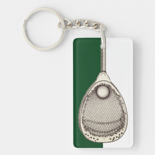 Lacrosse Goalie Sleutelhanger (Voorkant)