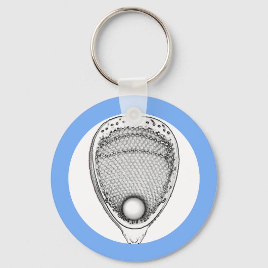 Lacrosse Goalie Sleutelhanger (Voorkant)