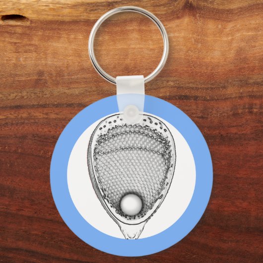 Lacrosse Goalie Sleutelhanger (Voorkant)