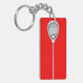 Lacrosse Goalie Sleutelhanger (Voorkant Links)