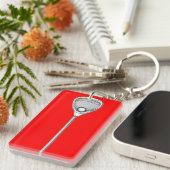 Lacrosse Goalie Sleutelhanger (Voorkant Rechts)