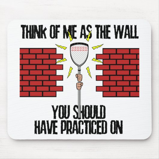 Lacrosse Goalie Wall Muismat (Voorkant)