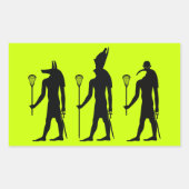 Lacrosse Gods Sticker (Voorkant)