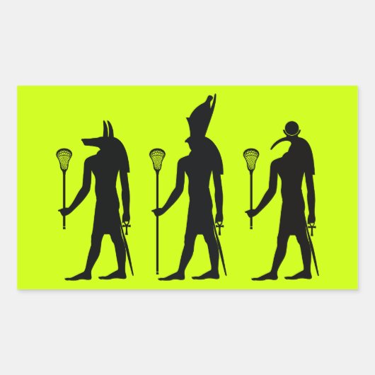 Lacrosse Gods Sticker (Voorkant)