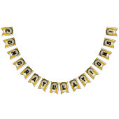 Lacrosse Gold Gefeliciteerd met Bunting Flags Vlaggetjes (Alle)