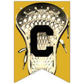 Lacrosse Gold Gefeliciteerd met Bunting Flags Vlaggetjes (Eerste vlag)