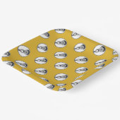 Lacrosse Gold Party Papieren Bordje (Gebogen)