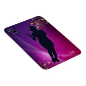 Lacrosse Gold Stars Paars Magneet (Rechterzijde)