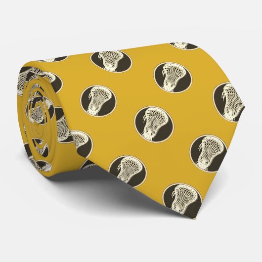 Lacrosse Gold Stropdas (Opgerold)